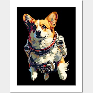 space corgi Posters and Art